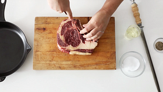 staged meat cutting photo 